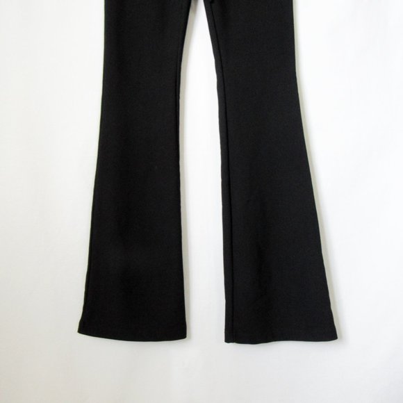 WEST OF MELROSE Sexy Black Tie Waist Pants Baby Flares - Medium - Picture 6 of 12